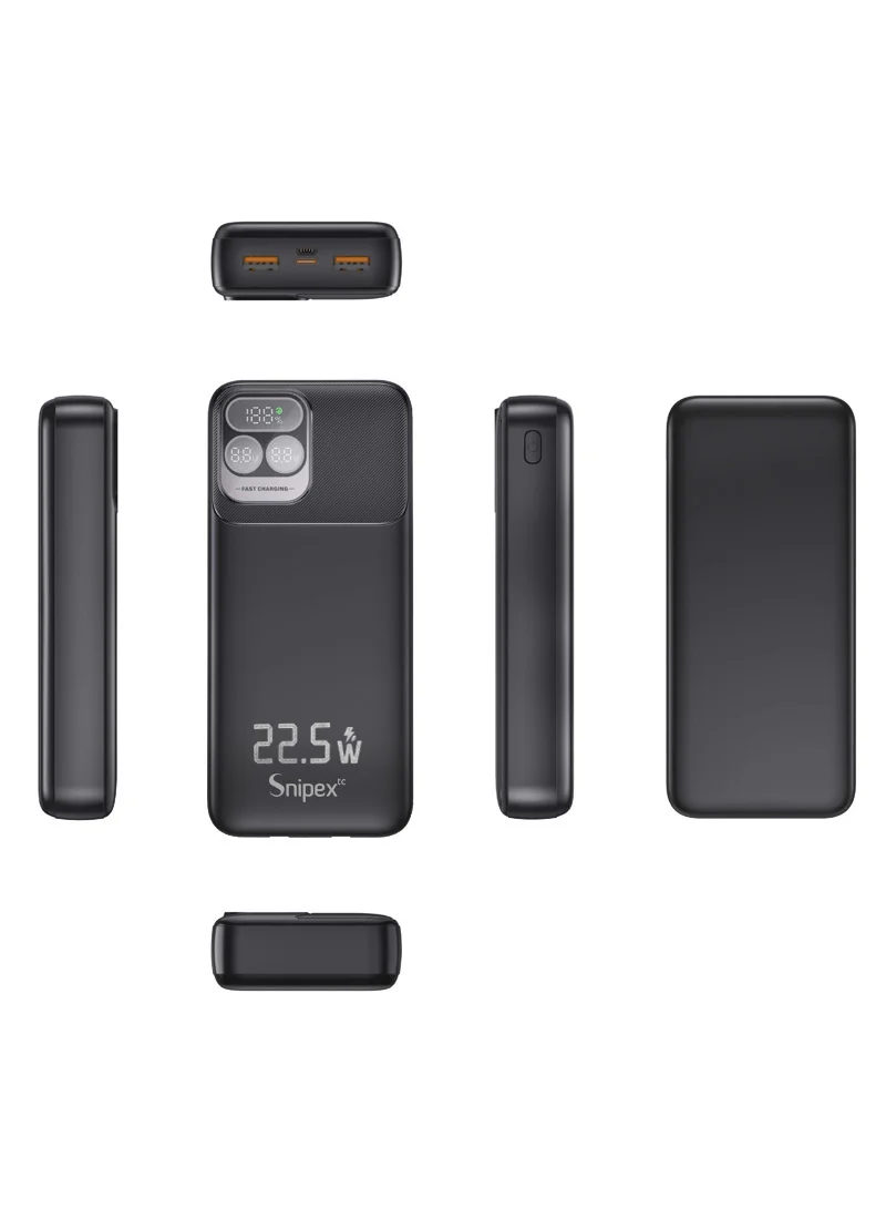 20000mAh Ultra Slim Lightweight Portable Fast Charging Power Bank 2 USB, Type-C & Micro Ports w β photo 5