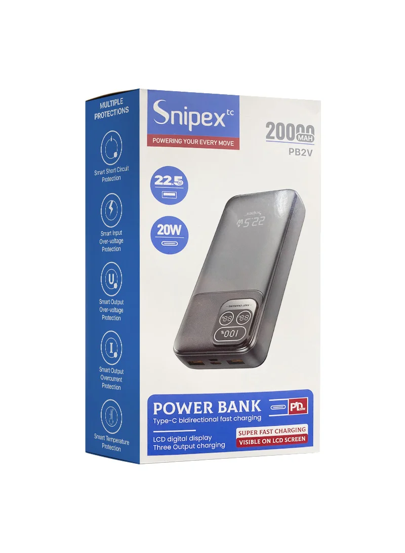 20000mAh Ultra Slim Lightweight Portable Fast Charging Power Bank 2 USB, Type-C & Micro Ports w — photo 7