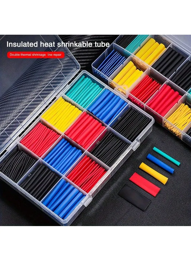 Pcs Heat Shrink Tubing Assortment Kit Electric Insulation Wrap Cable Sleeve With Portable Stora — photo 7