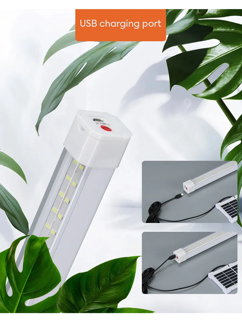 50W Portable LED Tube Lamp with USB Type-C Charging High Brightness & 8 Hours Battery Life - 25 — photo 3
