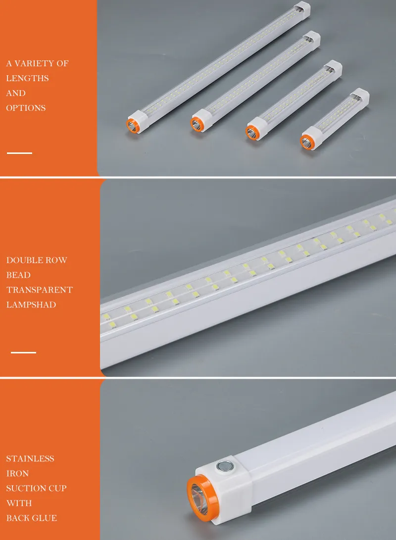 50W Portable LED Tube Lamp with USB Type-C Charging High Brightness & 8 Hours Battery Life - 25 — photo 6