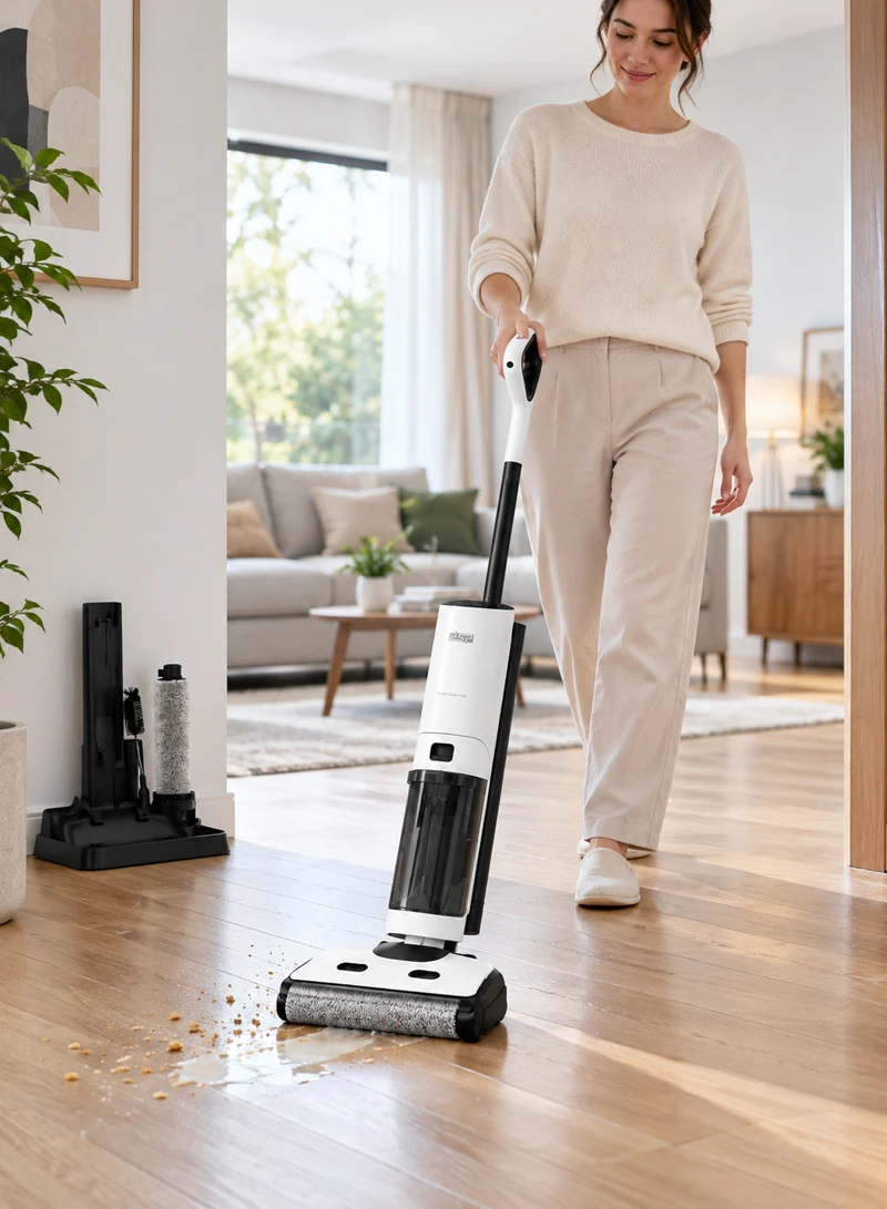 3 in 1 2600mAh Cordless Dry & Wet Floor Cleaner, Vacuuming, Floor Washing, & Self-Cleaning with β photo 9