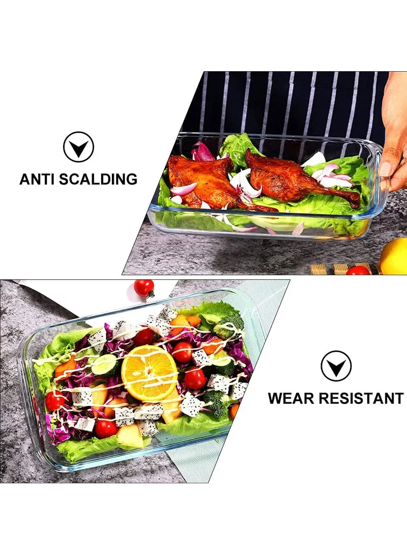 Rectangular Borosilicate Glass Baking Dish Oven-Safe CXKP β photo 4