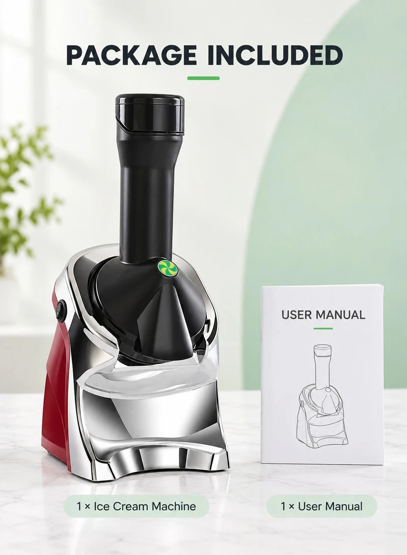 2300rpm Healthy Ice Cream Dessert Maker, Frozen Fruits Healthy Ice Cream Machine — photo 7