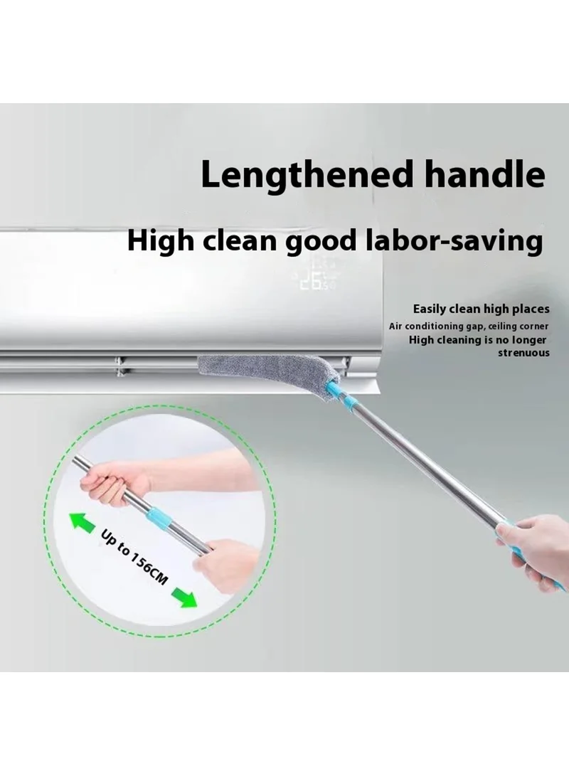 156cm Extendable Long Handle Dust Remover, Furniture Gap Cleaning Tool, Microfiber Dust Remover — photo 8
