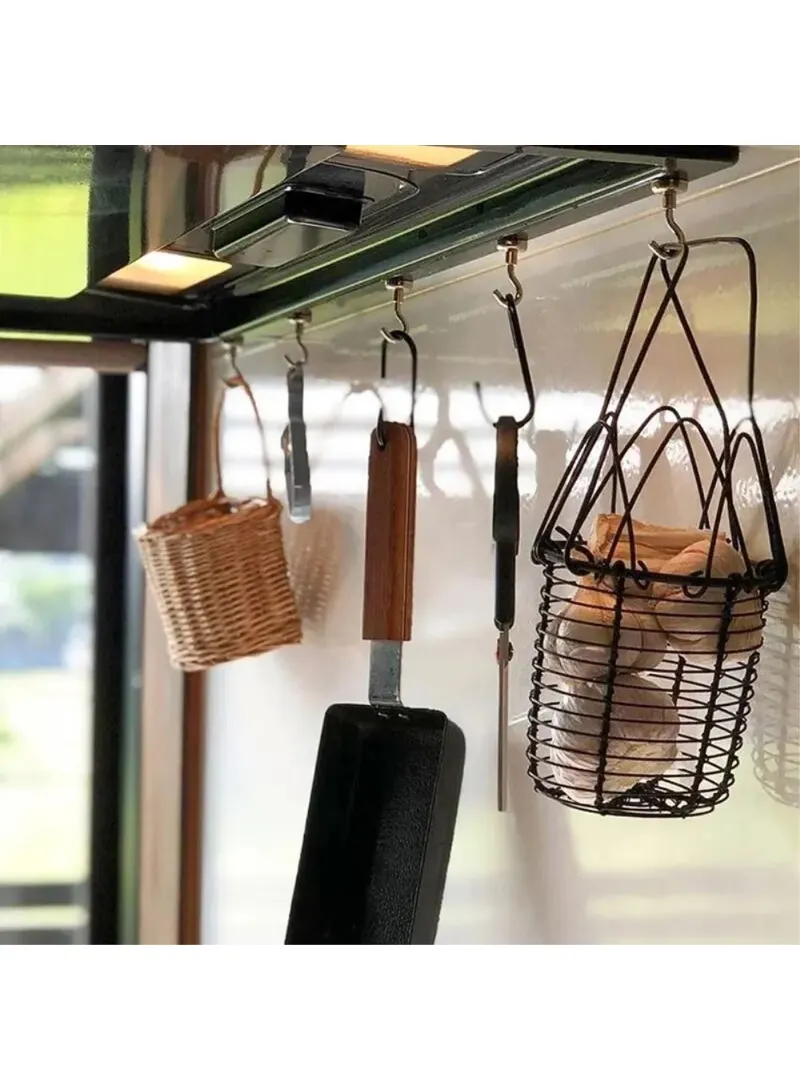 3kg Pull Force Magnetic Steel Hook, Multi-Use Iron Hanging Hook E12 β photo 7