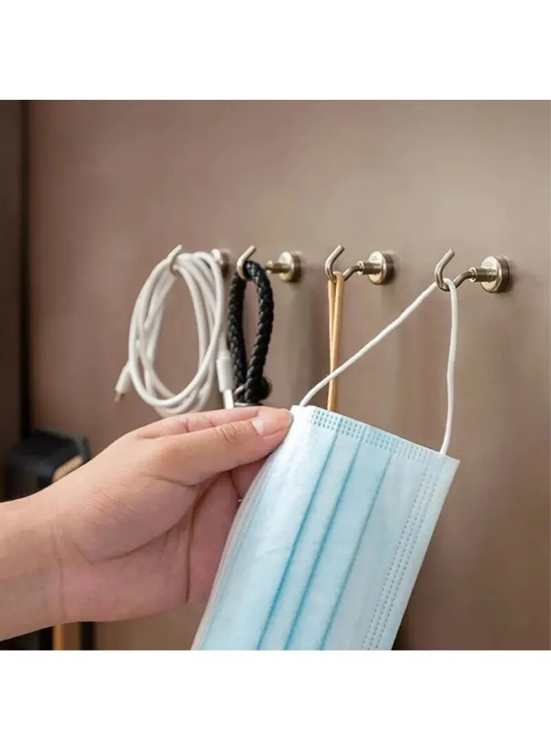 3kg Pull Force Magnetic Steel Hook, Multi-Use Iron Hanging Hook E12 β photo 8