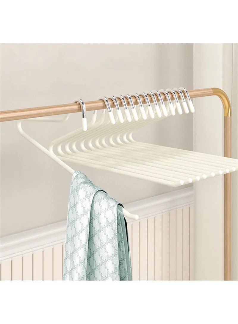 5-Pcs Z Shaped Goose Neck Hangers, Non-Slip Anti-Wrinkle Closet Space Saving Trousers Organizer — photo 5
