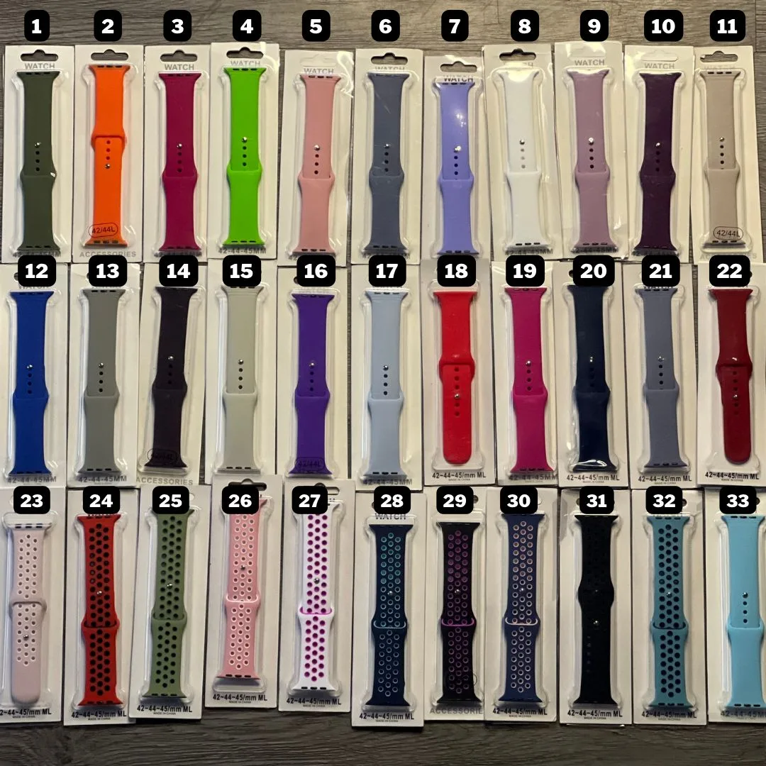Watch Silicone Band Strap - 22