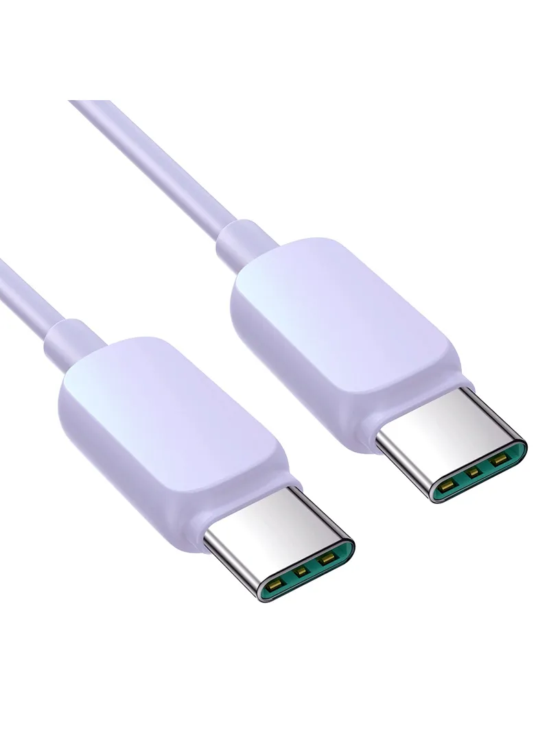 1.2m 60W Multi-Color Series Fast Charging Data Cable - Purple β photo 3