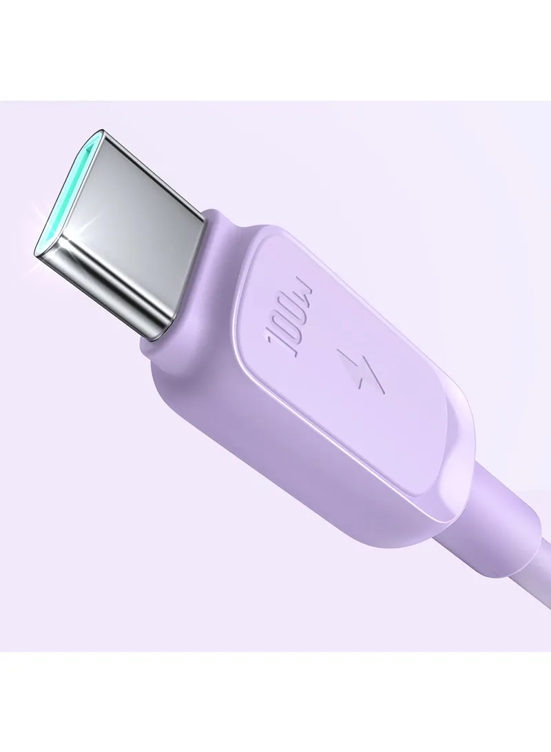 1.2m 60W Multi-Color Series Fast Charging Data Cable - Purple — photo 9