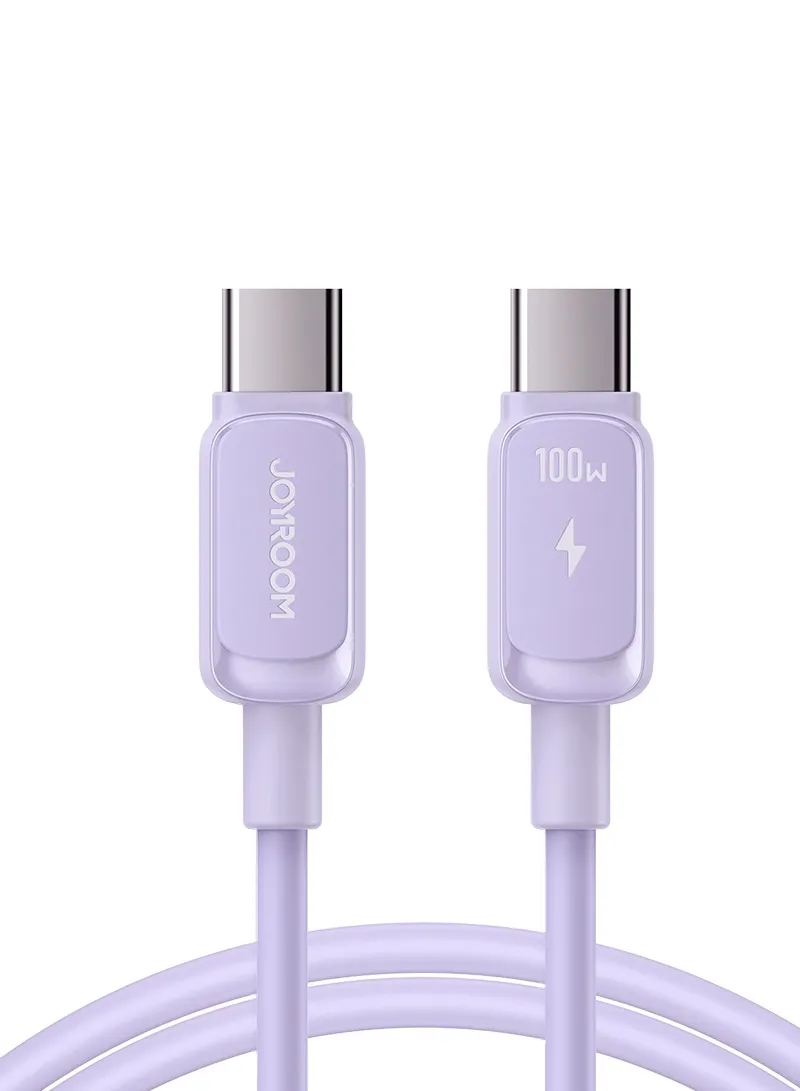 1.2m 60W Multi-Color Series Fast Charging Data Cable - Purple