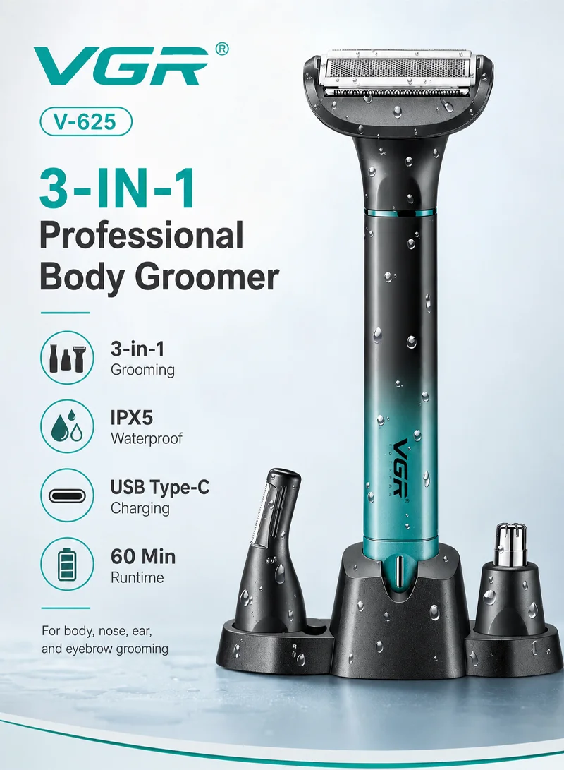 Professional Rechargeable Waterproof Cordless Body Groomer — photo 2