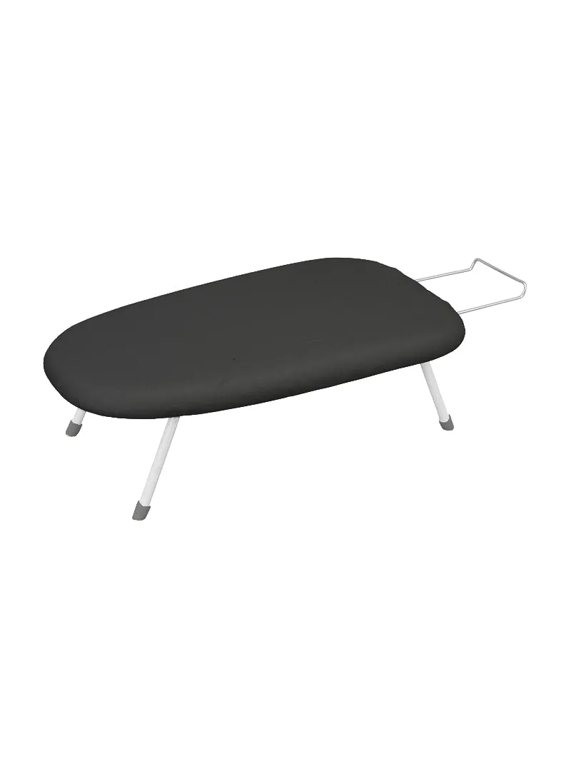 Portable Ironing Board with Heat-Resistant Cover – Black
