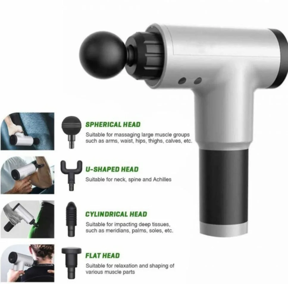 6 Levels Massage Gun - Green — photo 8