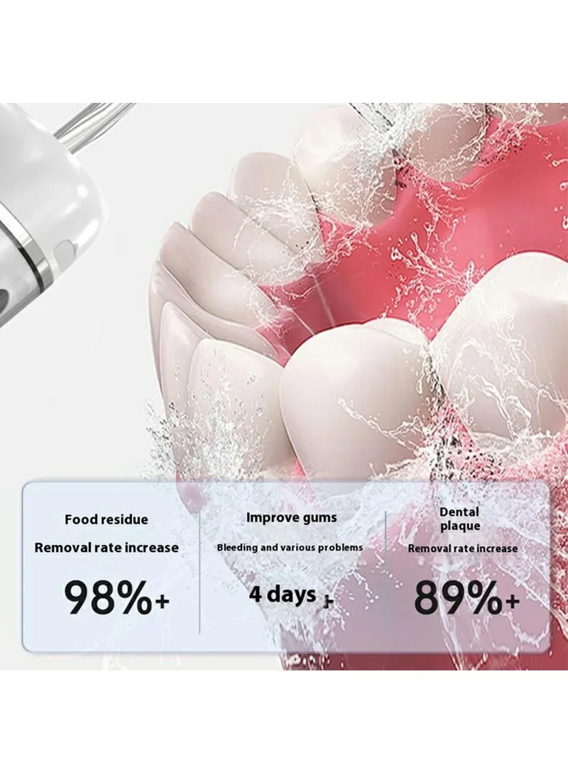 Portable Teeth Cleaning Water Flosser, High Frequency Pulse Oral Irrigator Electric Water Floss — photo 3