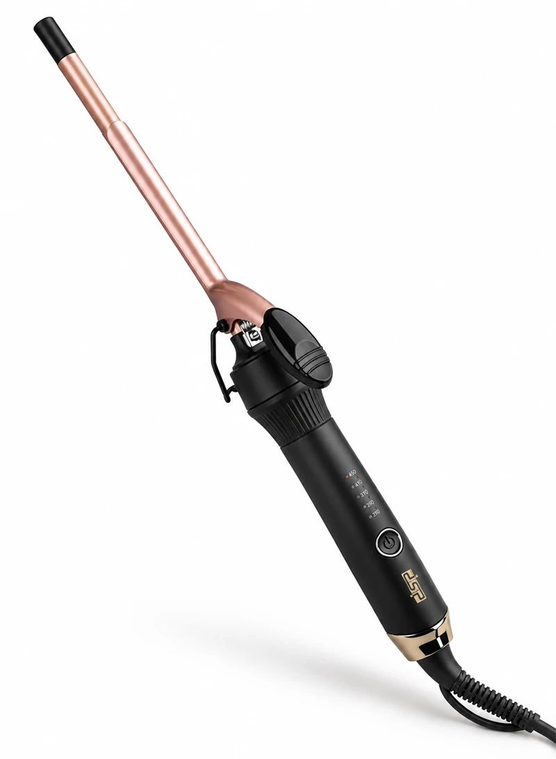 9MM 30W Professional Ceramic Tube Hair Curler With Adjustable Temperature 20105 - Black