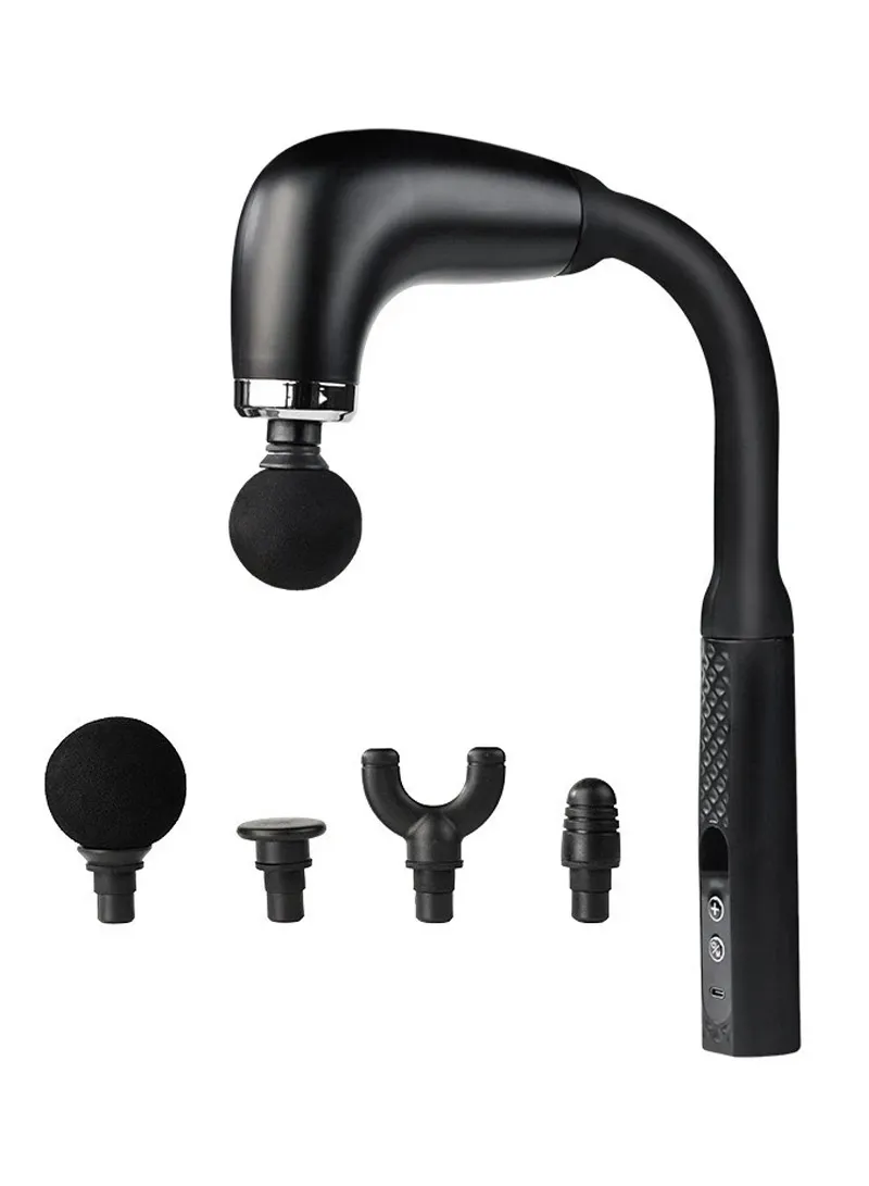 Therapist Massage Hammer Extended Fascial Gun Massager For Back & Body Deep Tissue Percussion w
