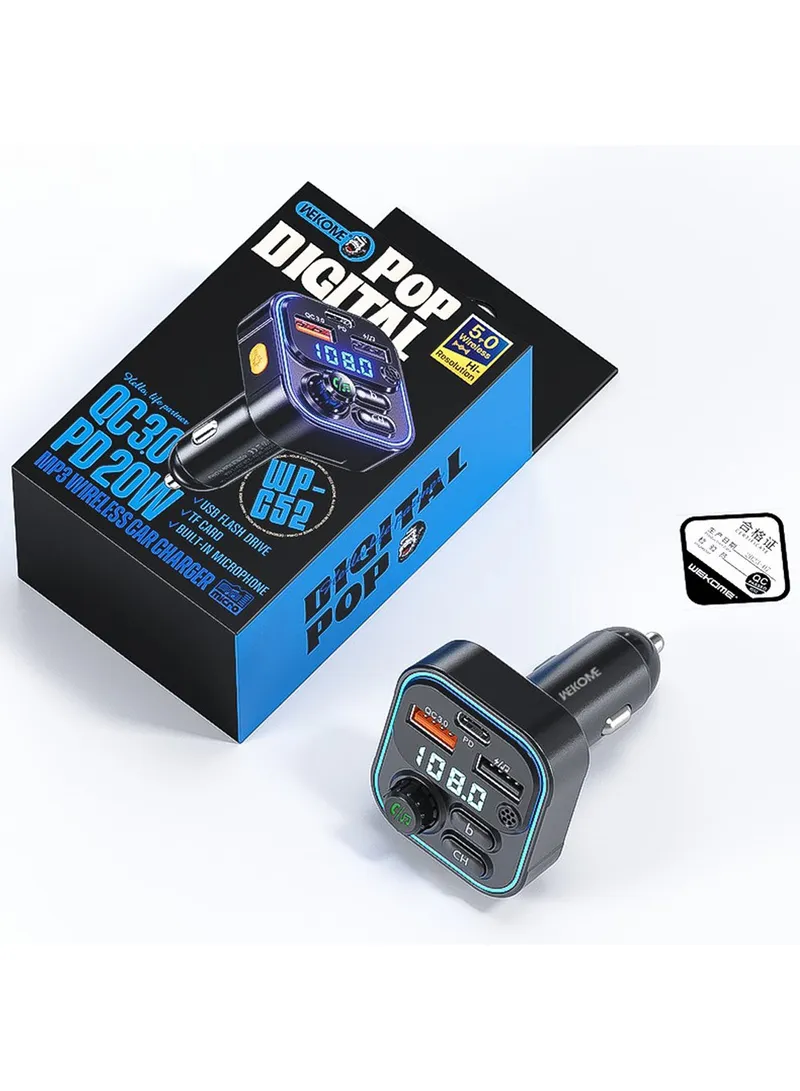 PD 20W Fast Charging Car Charger Bluetooth-compatible MP3 Player β photo 2