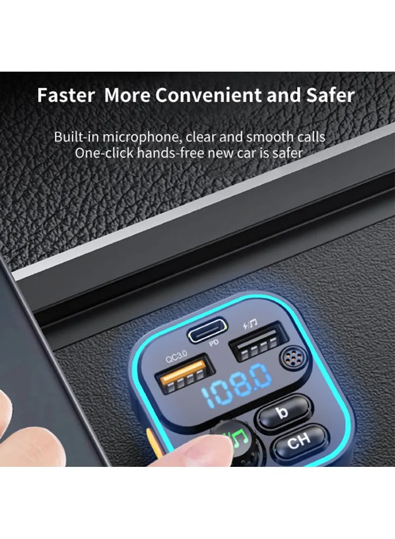 PD 20W Fast Charging Car Charger Bluetooth-compatible MP3 Player β photo 7