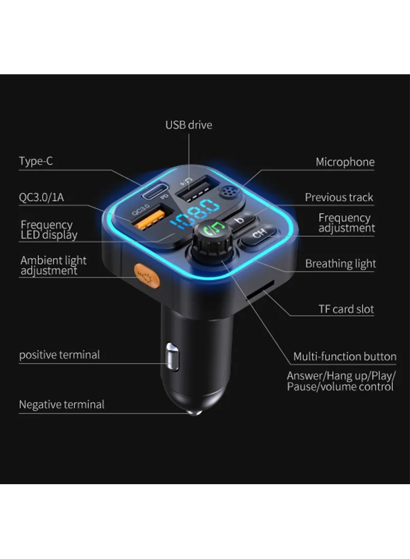PD 20W Fast Charging Car Charger Bluetooth-compatible MP3 Player β photo 9