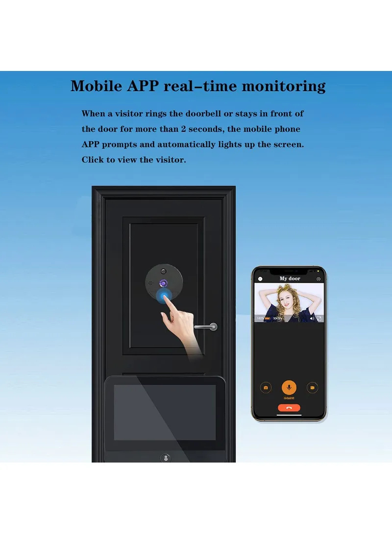4.3-inch WiFi Peephole Door Viewer Night Vision Motion Detection Door Camera S52 β photo 3