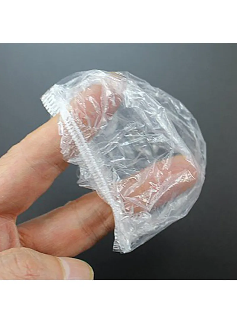 HDPE Waterproof Disposable Ear Covers Salon Hair Dye, Baby Shower Ear Caps Earmuffs Earflaps β photo 4