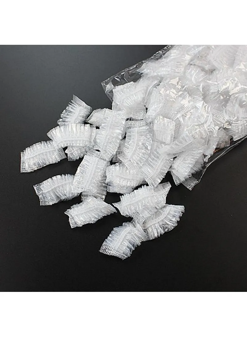 HDPE Waterproof Disposable Ear Covers Salon Hair Dye, Baby Shower Ear Caps Earmuffs Earflaps — photo 7