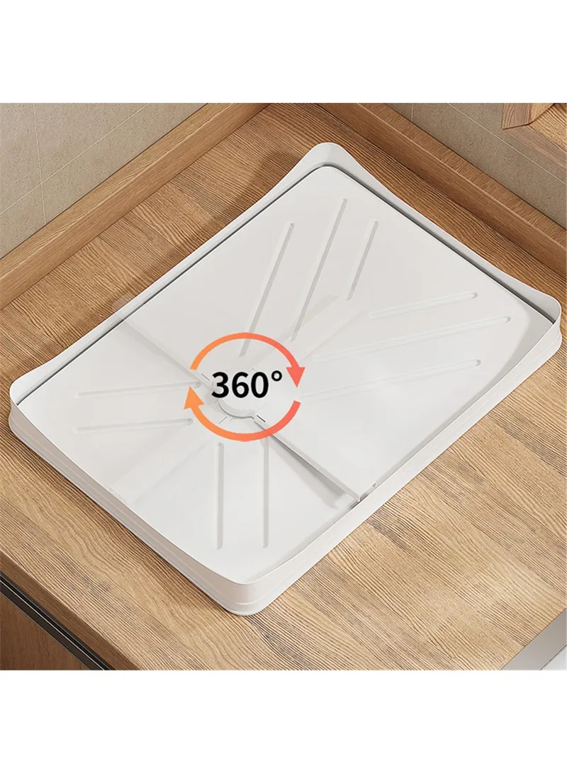Retractable Kitchen Dish Bowl Drain Rack Carbon Steel Countertop Sink Storage Rack - Black β photo 5