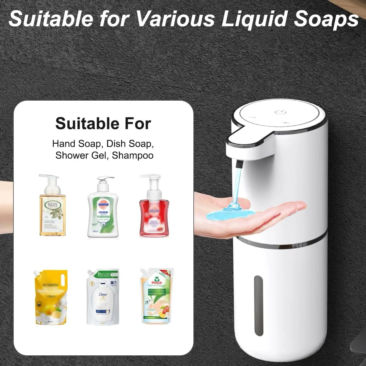 Rechargeable Automatic Soap Dispenser — photo 5