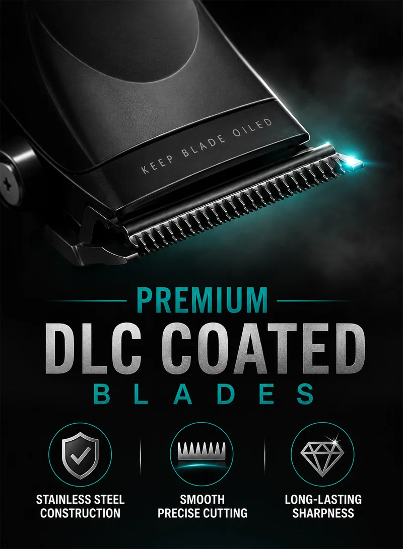 Professional Rechargeable Hair Clipper & Shaver with Adjustable Taper Lever & LED Display — photo 6