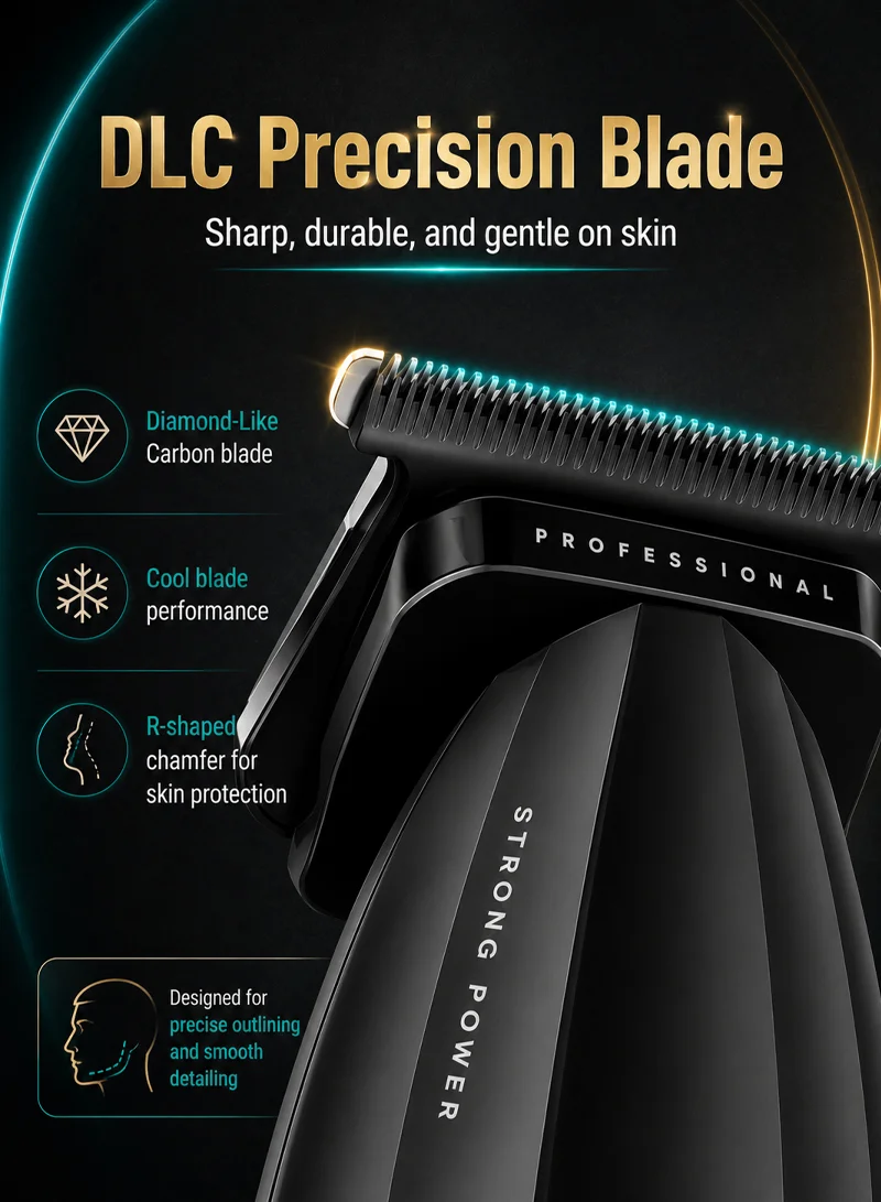 Professional Rechargeable Hair Trimmer With Grooming Accessories — photo 5