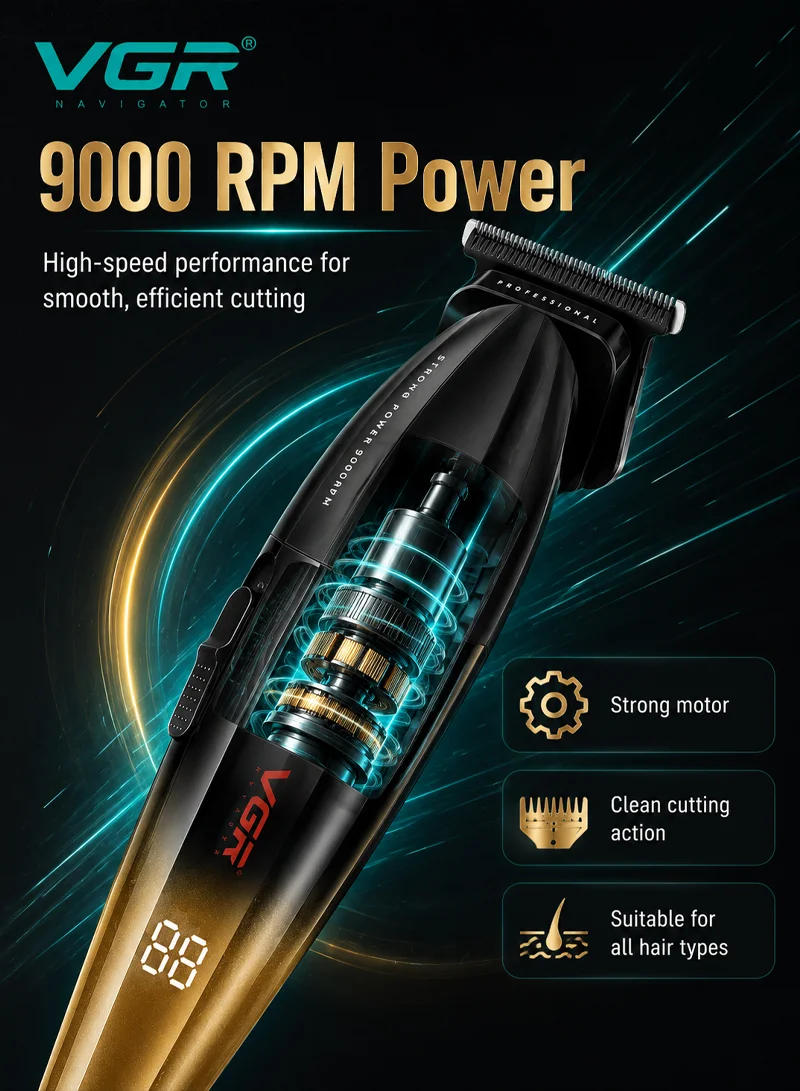 Professional Rechargeable Hair Trimmer With Grooming Accessories β photo 6