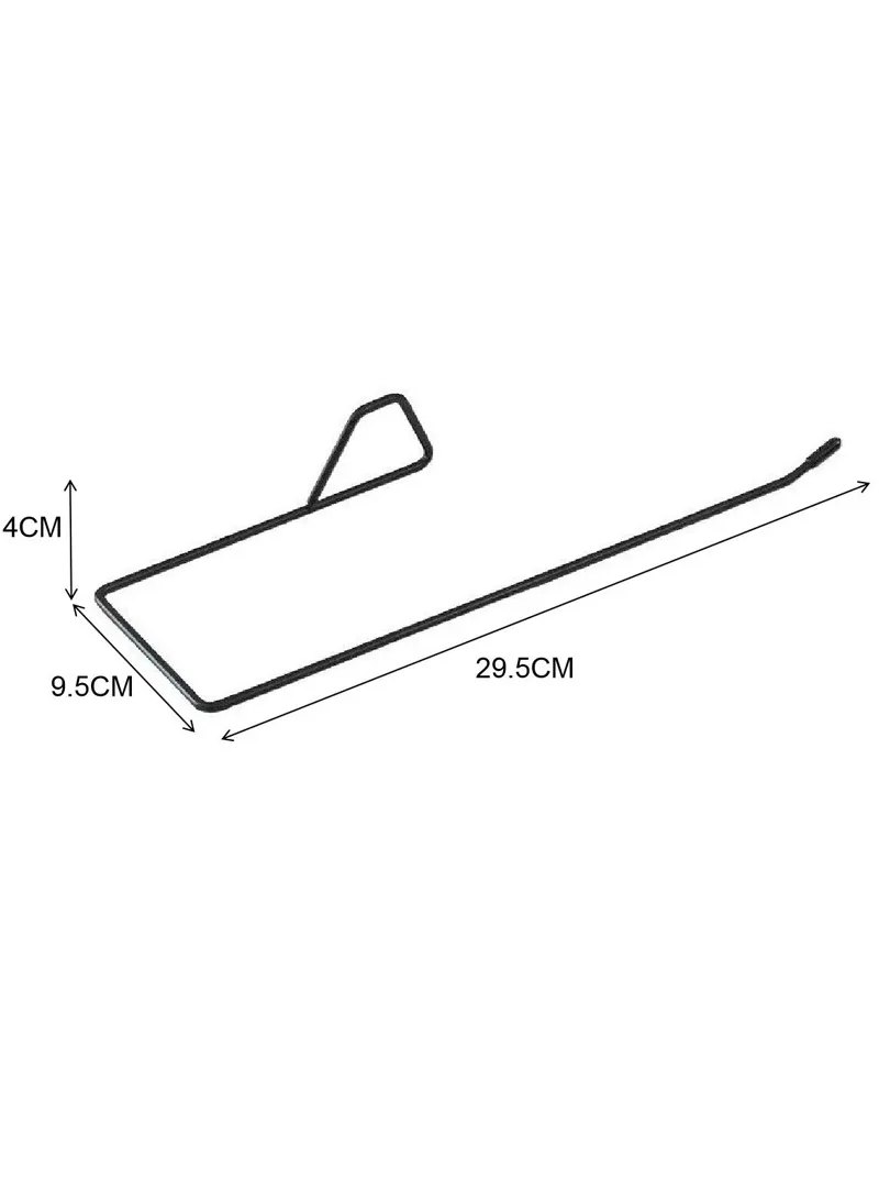 Multipurpose Self Adhesive Wall Mounted Hanger for Tissue & Towel Holder Rack for Bathroom & Ki — photo 3