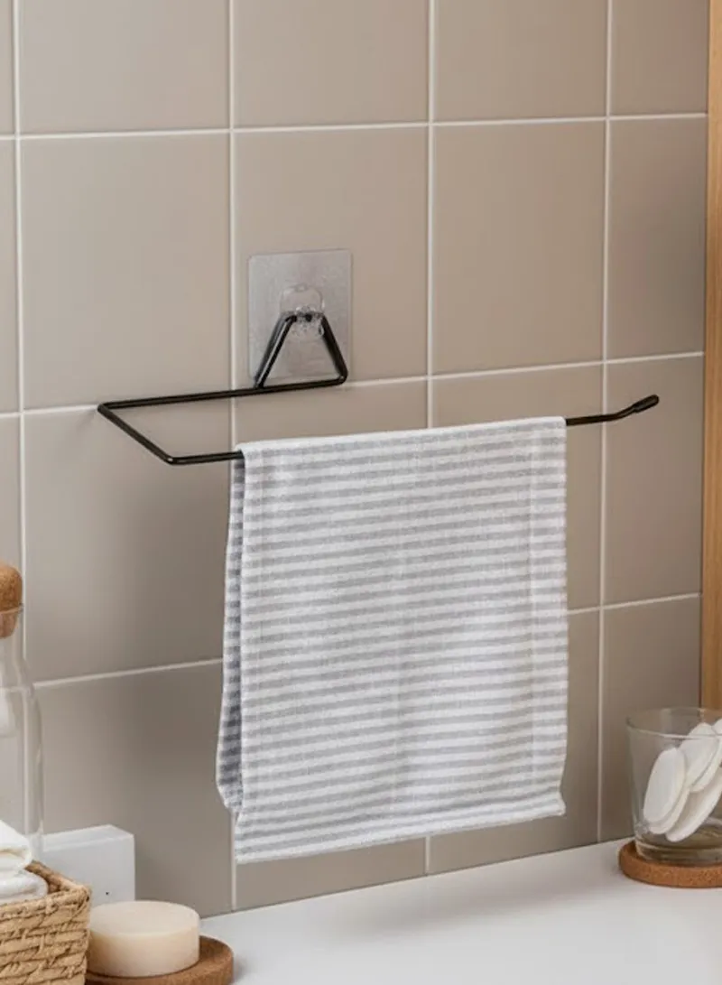 Multipurpose Self Adhesive Wall Mounted Hanger for Tissue & Towel Holder Rack for Bathroom & Ki — photo 4