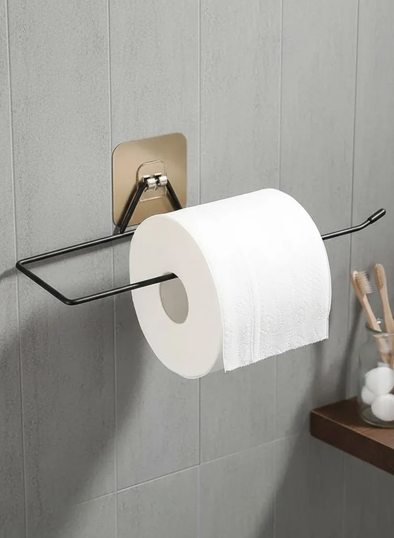 Multipurpose Self Adhesive Wall Mounted Hanger for Tissue & Towel Holder Rack for Bathroom & Ki β photo 5