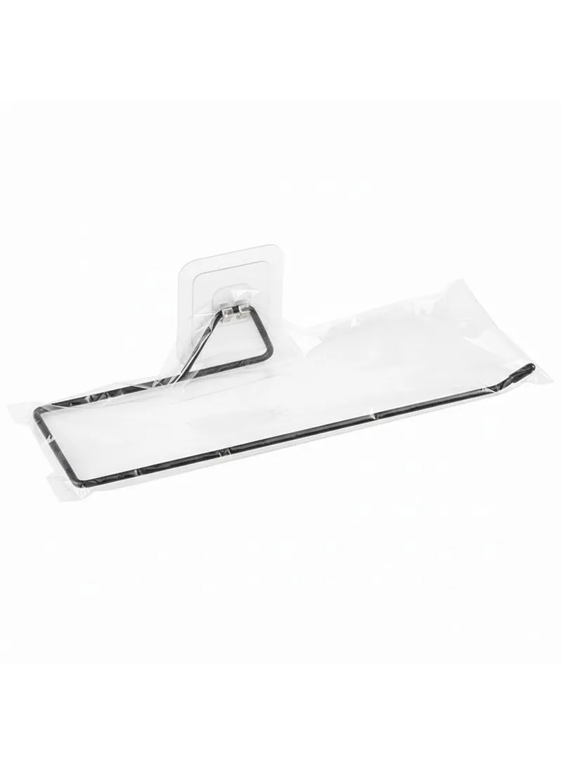 Multipurpose Self Adhesive Wall Mounted Hanger for Tissue & Towel Holder Rack for Bathroom & Ki β photo 8