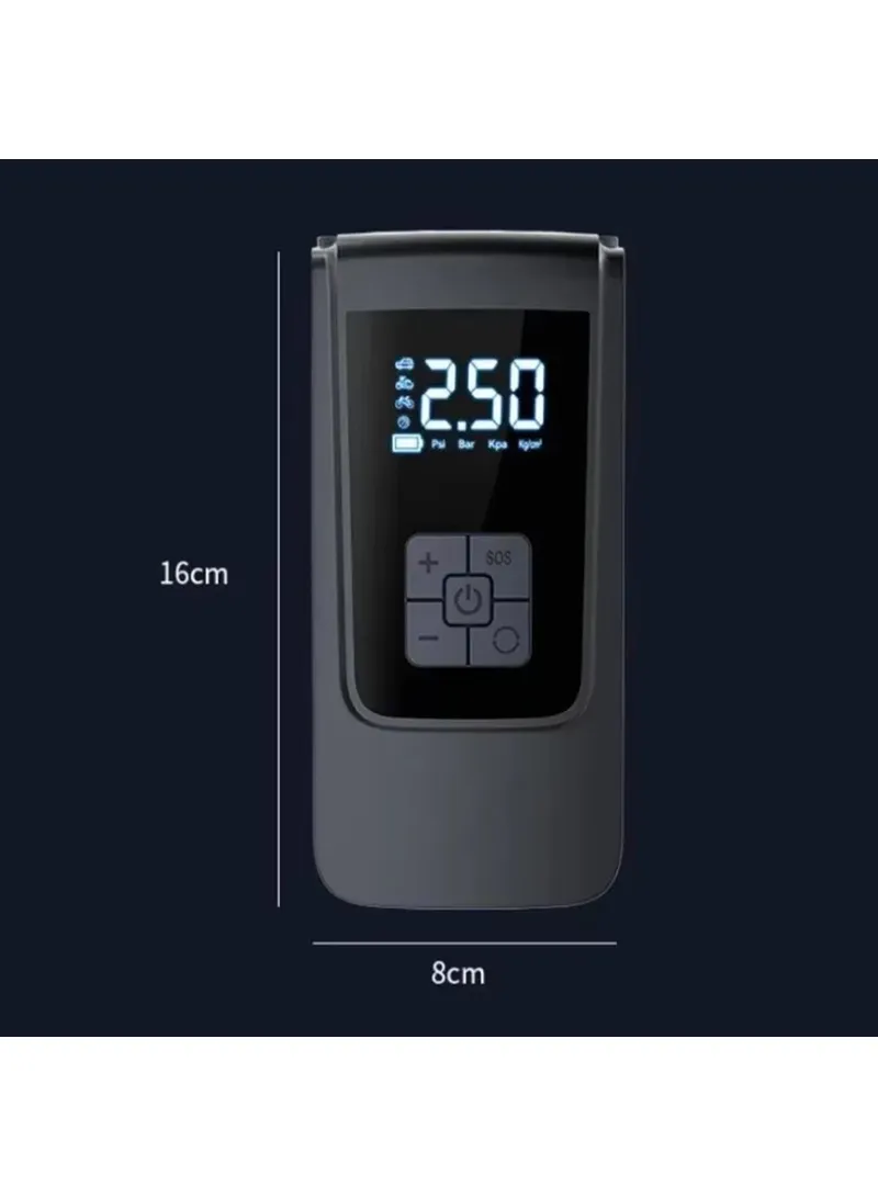 Portable Car Tire Inflator Digital Display Air Compressor Smart Pressure Gauge β photo 4
