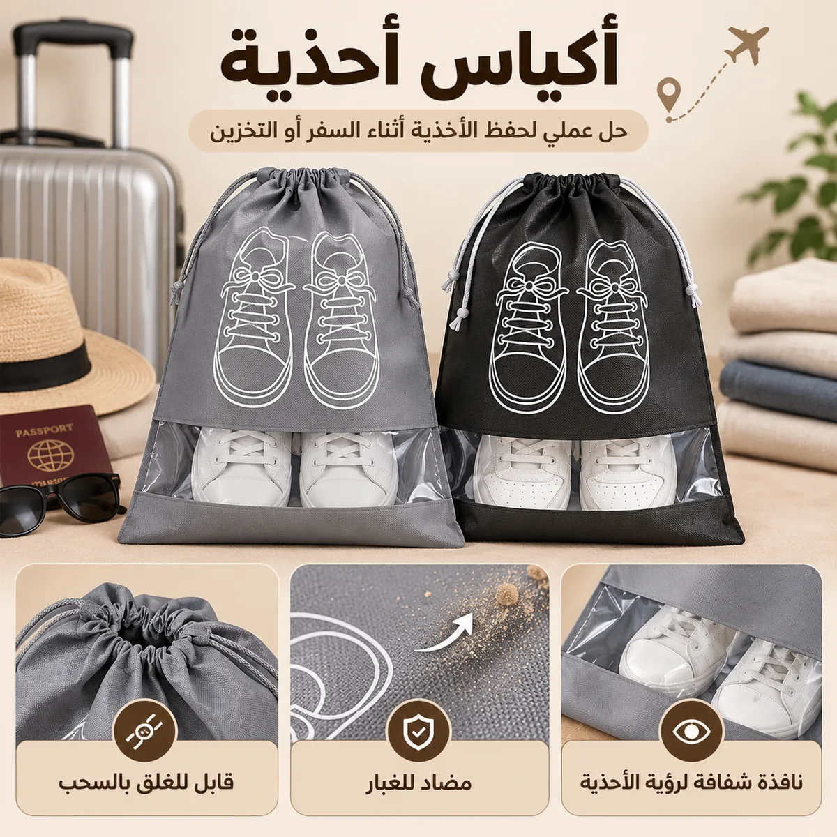 Waterproof Shoe Storage Bags - 1 Pcs β photo 2