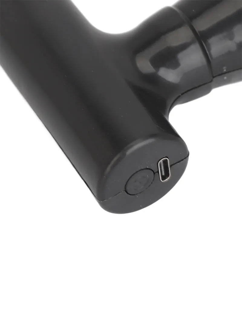 PORTABLE MINIATURE TINY MASSAGE GUN RECHARGEABLE TYPE-C - Black β photo 3