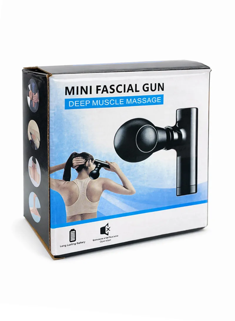 PORTABLE MINIATURE TINY MASSAGE GUN RECHARGEABLE TYPE-C - Black β photo 4