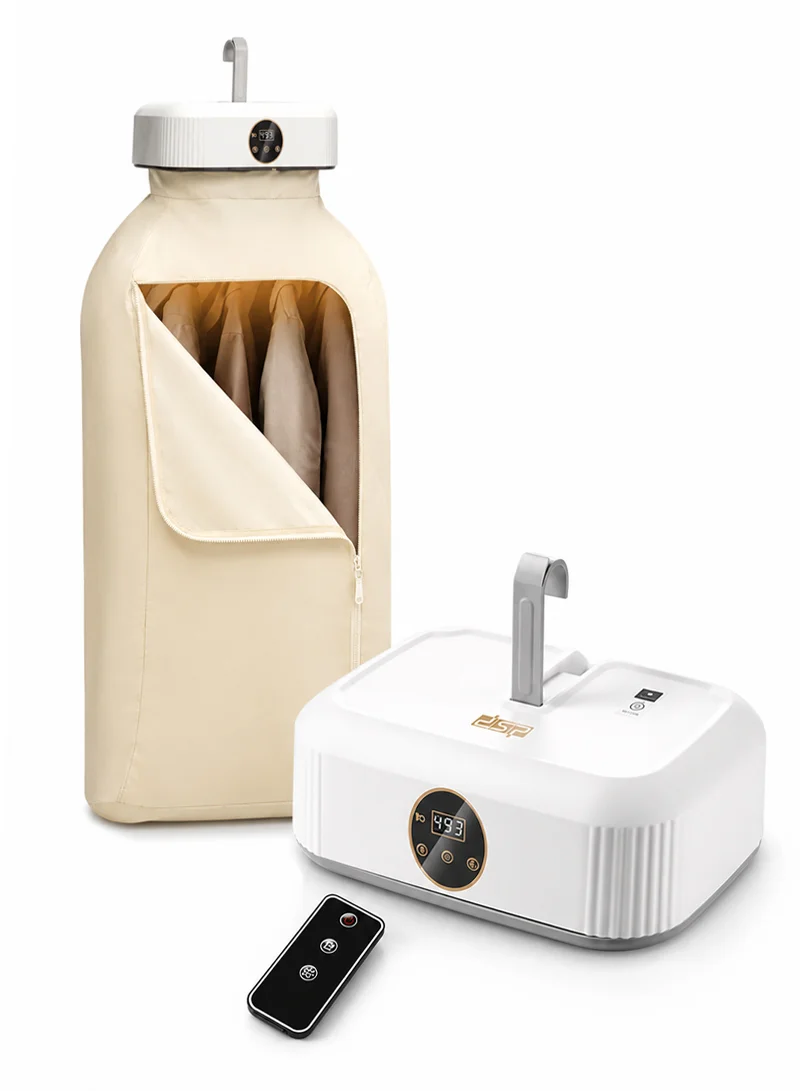 Portable Clothes Dryer with UV Sterilization & 2 Heat Modes - White