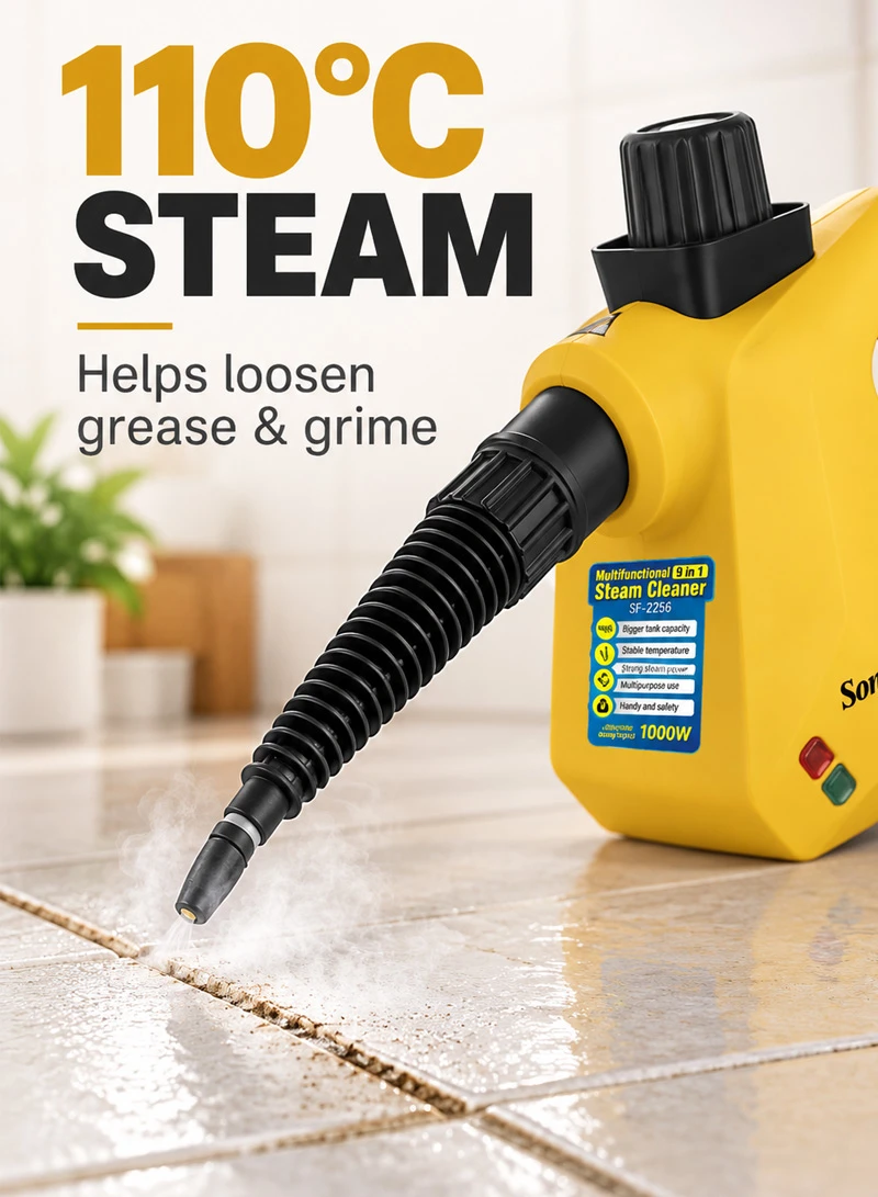 9-in-1 Multifunctional Steam Cleaner With High-Temperature & Cleaning Accessories — photo 5