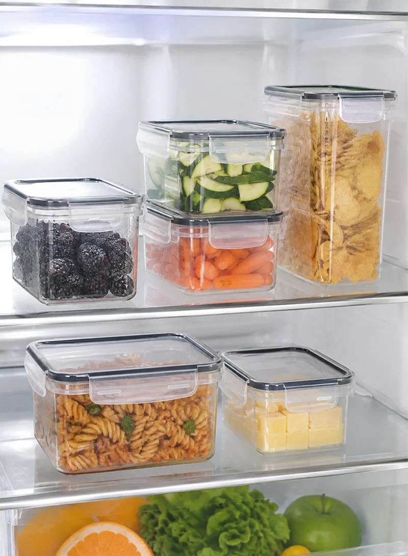 9-Pcs Plastic Lunch Box Set – Microwave, Freezer & Dishwasher Safe Food Storage Containers — photo 7