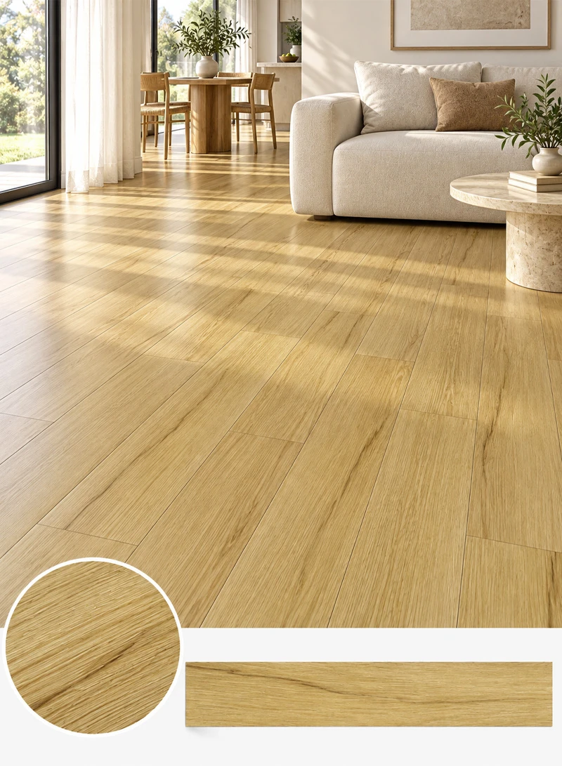 36 Pcs Self-Adhesive PVC Plank Flooring, 5mΒ² Cover Area Waterproof Peel & Stick Floor Tiles - B