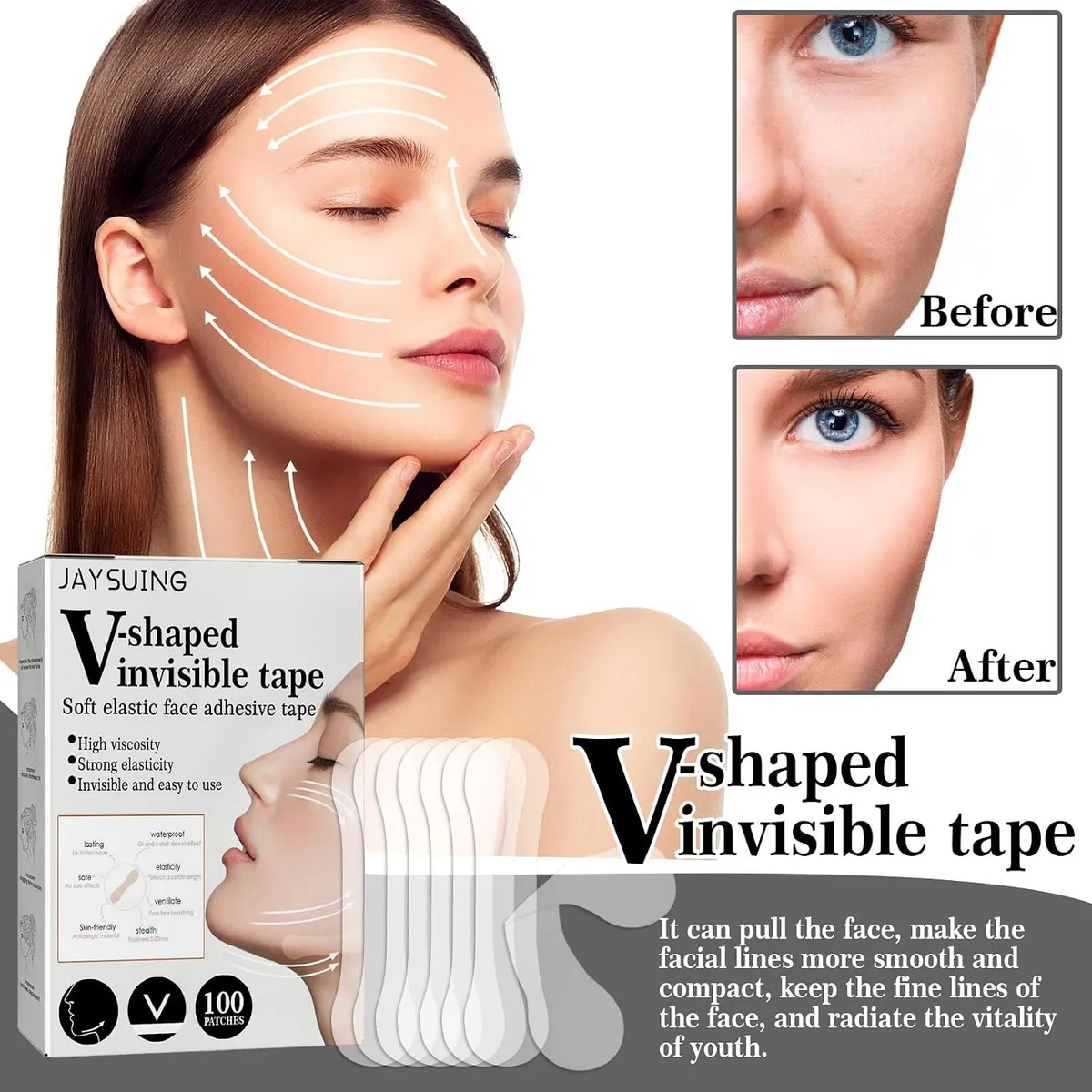 100-Piece Face Lifting Tape Kit — photo 2