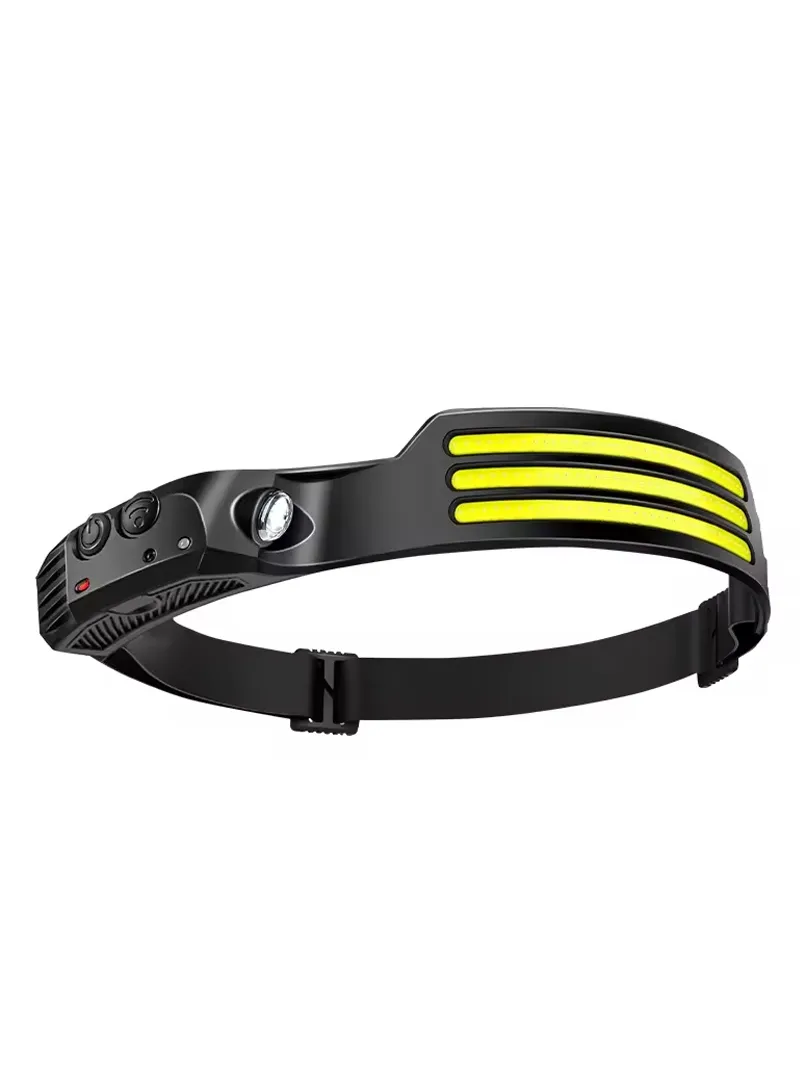 1800mAh Daylight Sensor LED Headlamp Rechargeable Waterproof Head Light with Multiple Light Mod