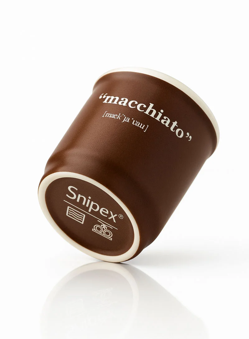 4Pcs 90ml Ceramic Matte Finish Mini Coffee Shot Cup Set, Heat-Resistant, Dishwasher Safe, Moder β photo 9