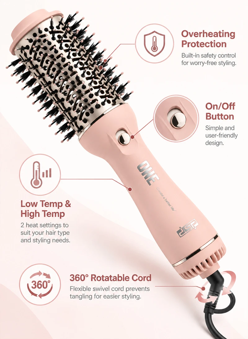 26500 RPM Quick Styling Hot Air Brush With Two Styling Modes — photo 5
