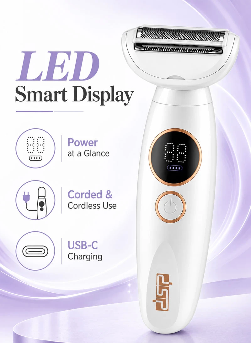 5-in-1 Women’s Electric Trimmer Kit With LED Display & Waterproof Design — photo 3